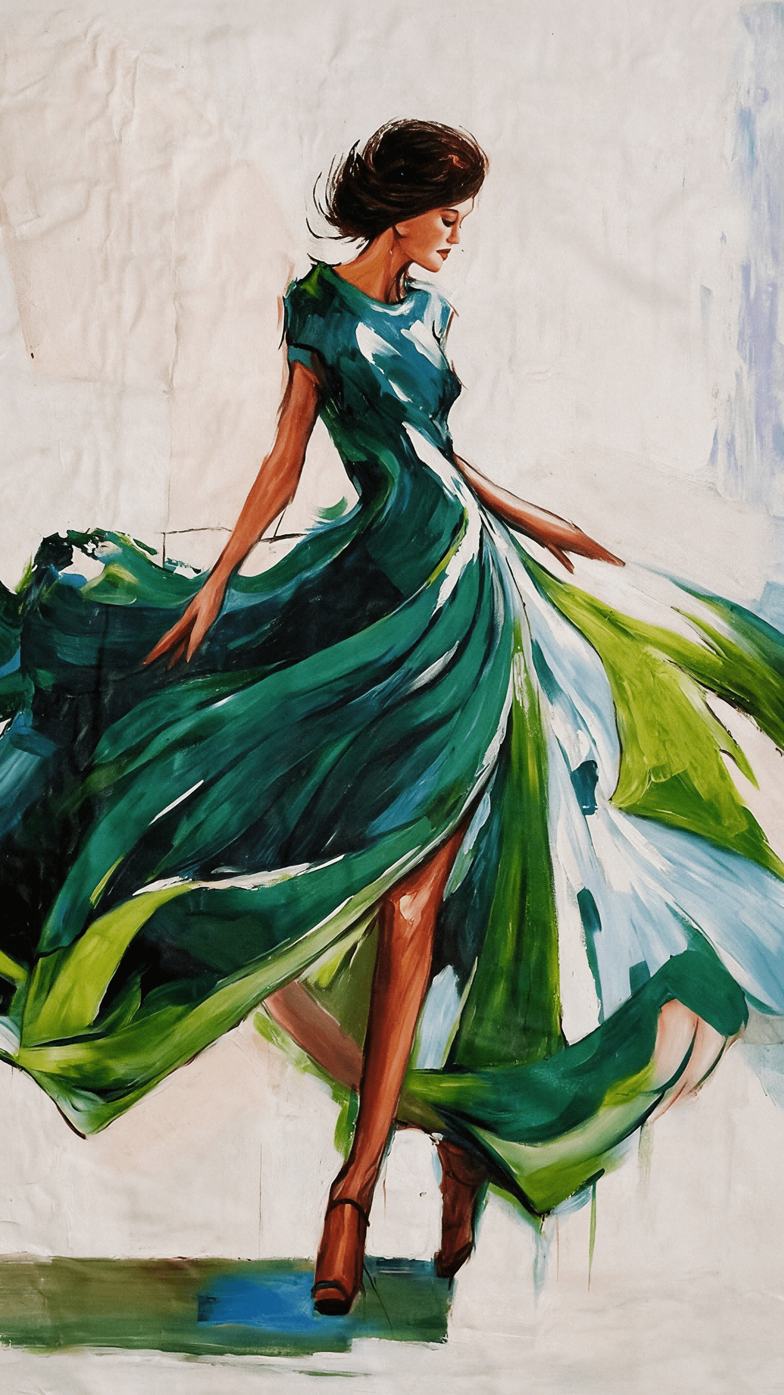 Twirl in Emerald