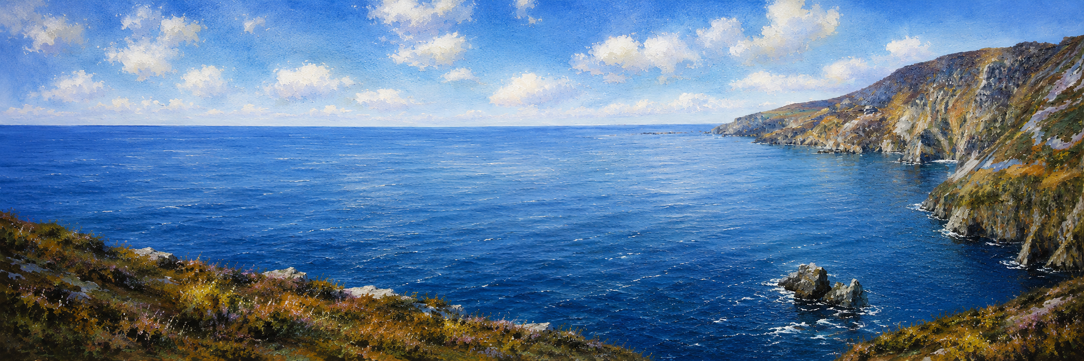 Wild Atlantic Way on canvas